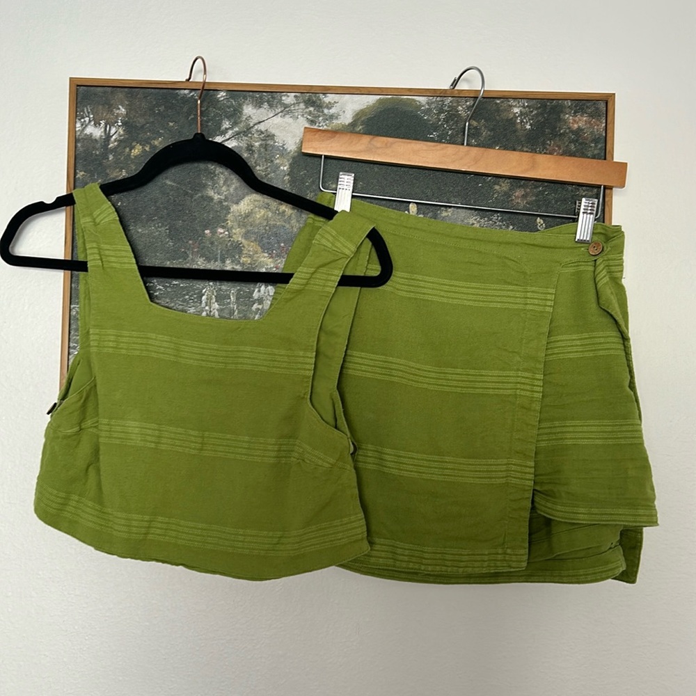Free People Matching Linen Set